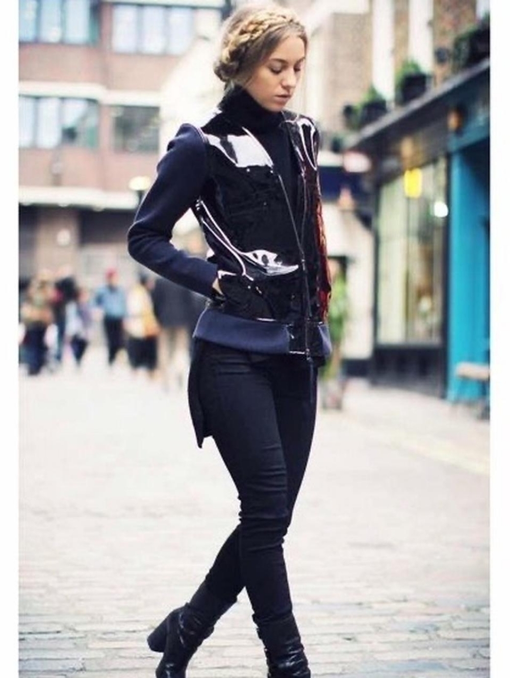 Marni x H&M NWT Patent Vegan Leather Jacket Size 10